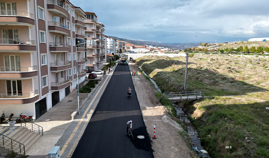 Çankırı Cadde ve Sokaklarına 3 bin 250 ton asfalt atıldı