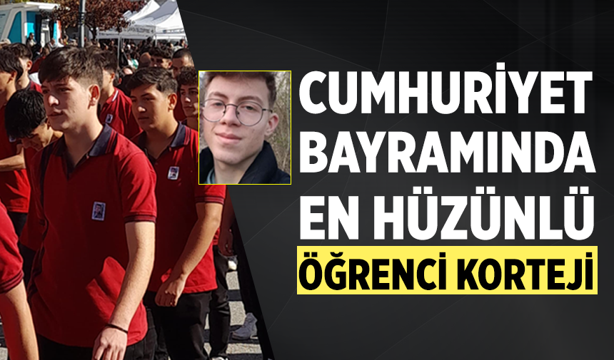 Çankırı’da en hüzünlü öğrenci korteji