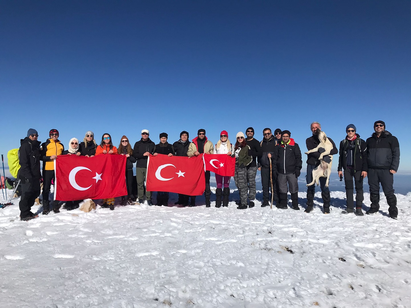 Ilgaz Dağı Cumhuriyet Tırmanışı gerçekleştirildi