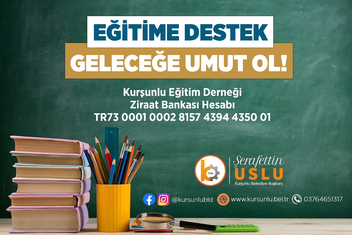 Kurşunlu Eğitime Destek