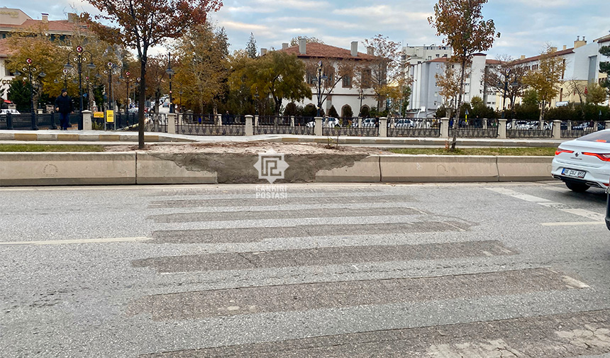 Çankırı’da o yaya geçidi trafiğe kapatıldı