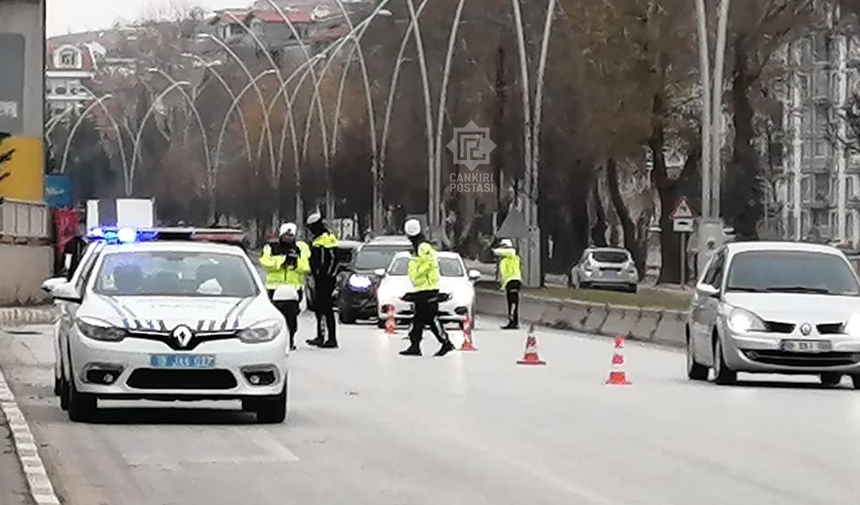 Çankırı’da motosiklet sürücülerine sıkı denetim