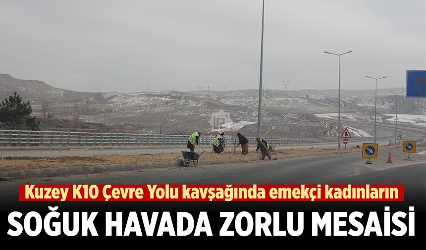 Çankırı’da emekçi kadınların soğuk havada zorlu mesaisi