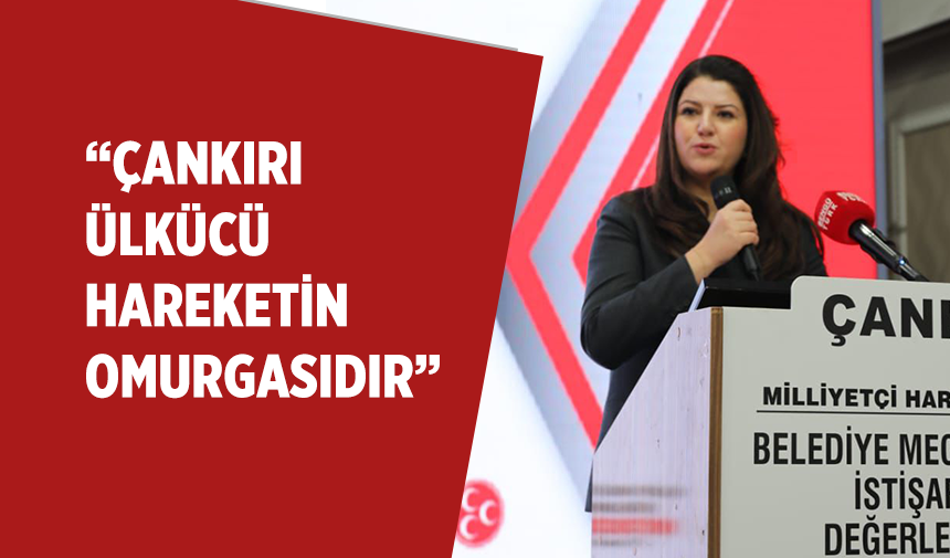 Milletvekili Pelin Yılık, “Çankırı Ülkücü Hareketin omurgasıdır”