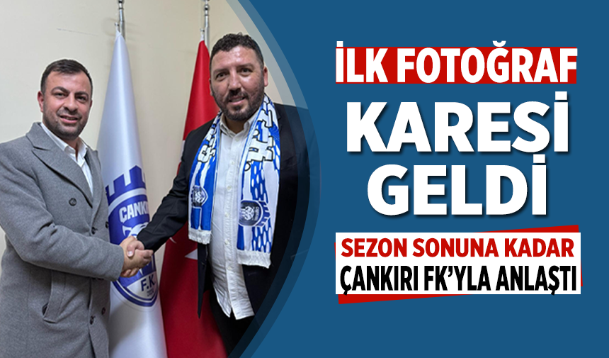 Çankırı FK'nın anlaştığı Sertaç Gezer'den ilk fotoğraf karesi geldi