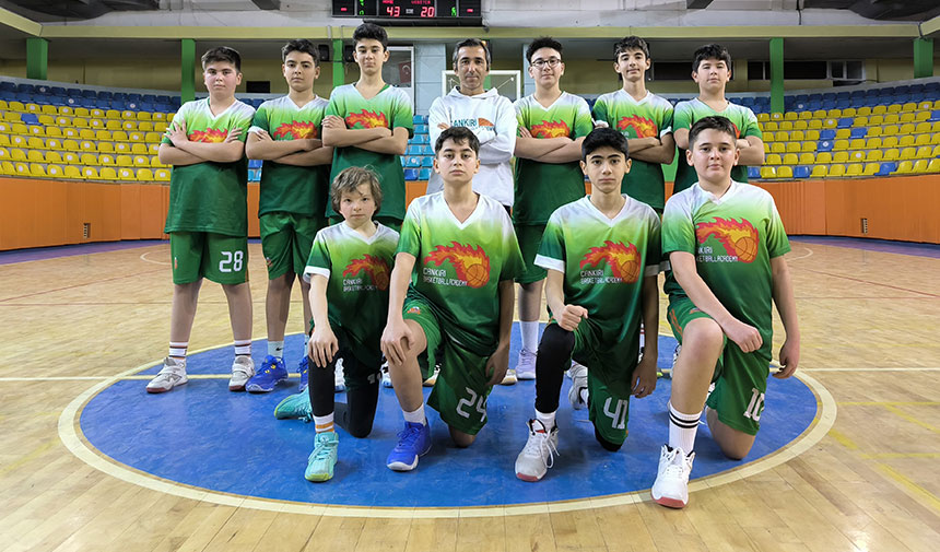 ÇBA U14 Takımı Bölge Şampiyonasına gitmeyi garantiledi