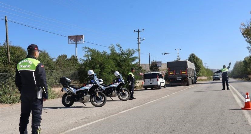 Çankırı’da 1 haftada 96 araç trafikten men edildi