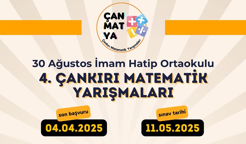 ÇANMATYA 2025 yarışma hazırlıkları başladı