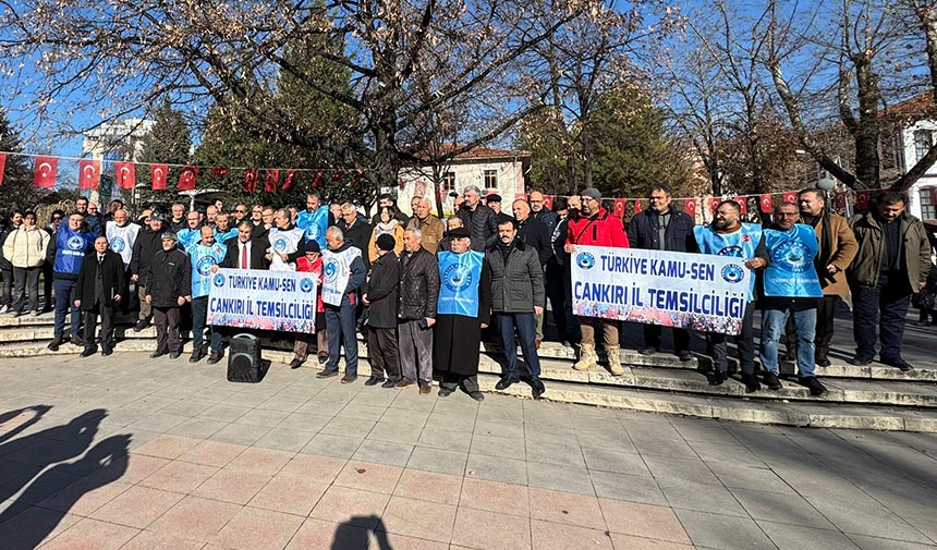 TES Çankırı İl Temsilciliği; "Refah payı olmayan maaş artışına zam denmez"