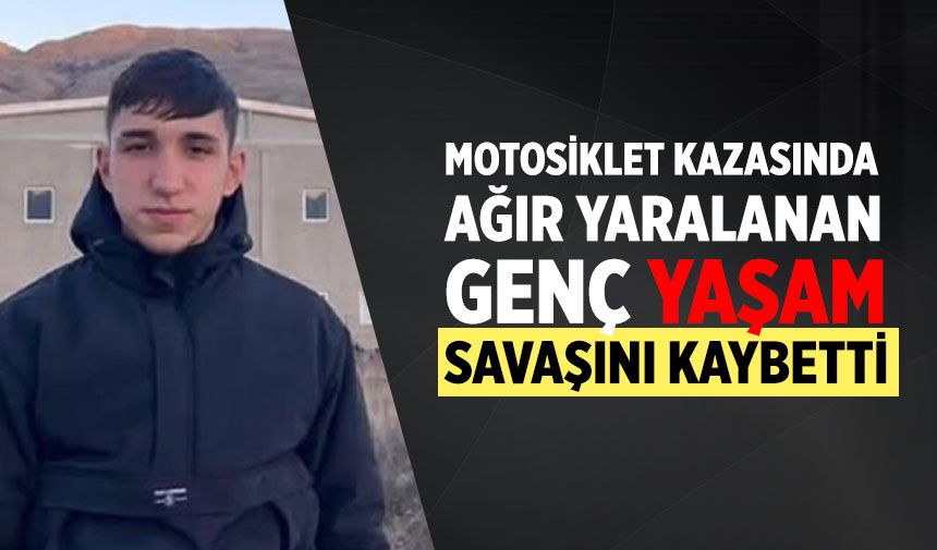 Motosiklet kazası geçiren Erenay Usta Yaşam savaşını kaybetti