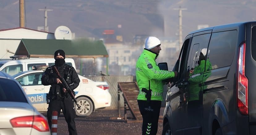 Çankırı 164 araç trafikten men edildi