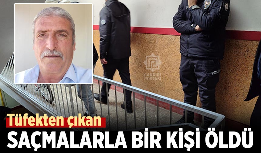 Çankırı’da tüfekten çıkan saçmalarla bir kişi öldü