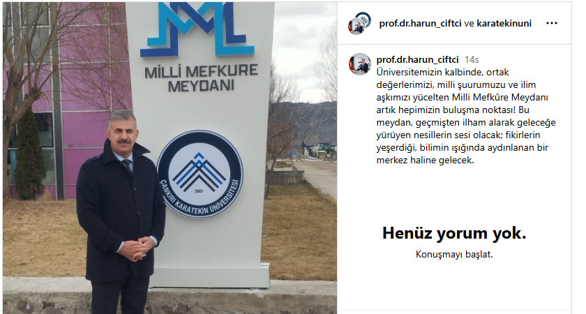 Tabelaci Rektor Meydan Güzellemesi