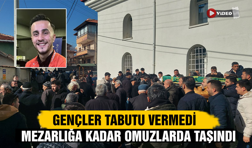 Gençler tabutu vermedi!  Mehmet Can Kürk son yolculuğuna uğurlandı