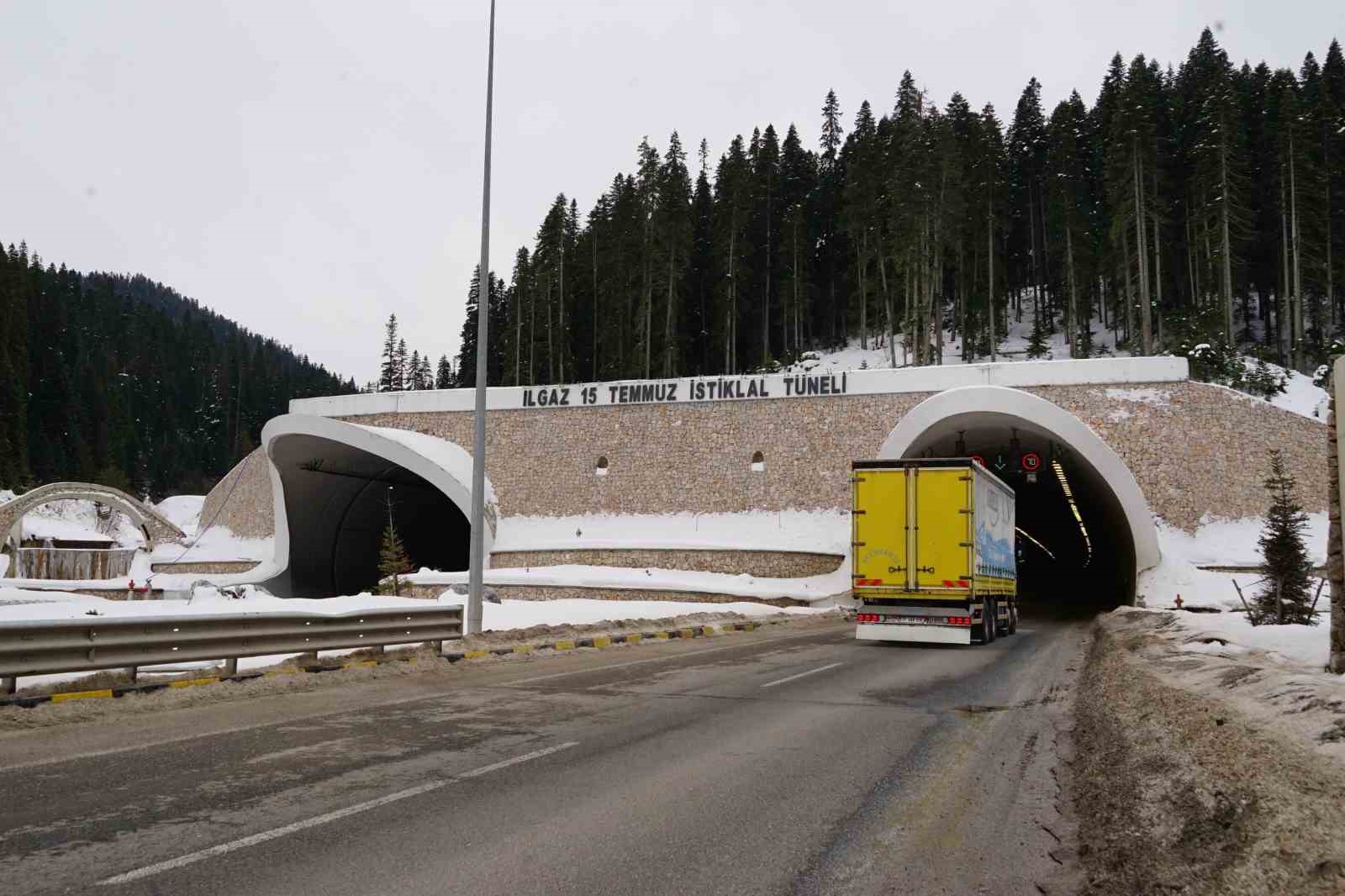 O tarihte kullanacaklar dikkat: Ilgaz 15 Temmuz Tüneli ulaşıma kapanacak