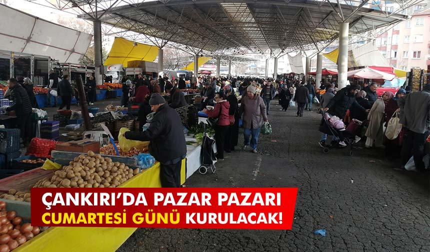 Bayramdan dolayı Halk Pazarı Arife Günü kurulacak