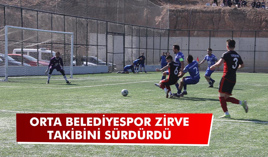 Orta Belediyespor zirve takibini sürdürdü