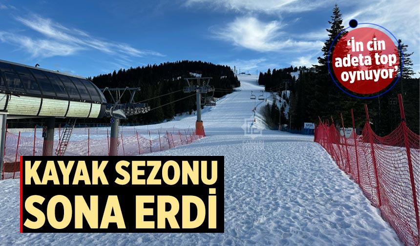 Ilgaz Dağı'nda Kayak Sezonu sona erdi