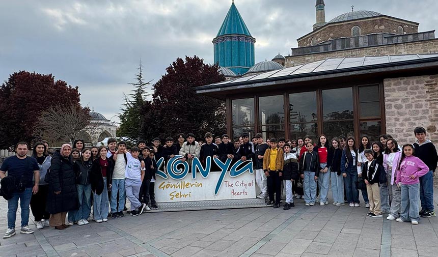 Eldivanlı öğrenciler Konya'da bilim ve tarihle buluştu