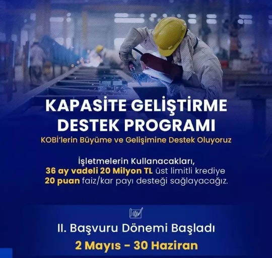 Kosgeb Kapasite Gelistirme Destek Programinda 2 Basvuru Donemi Basladi