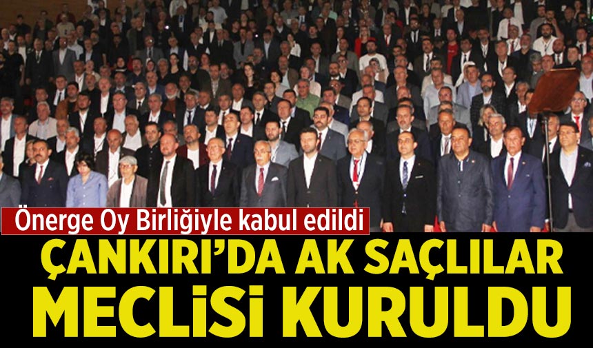 Çankırı’da Ak Saçlılar Meclisi kuruldu
