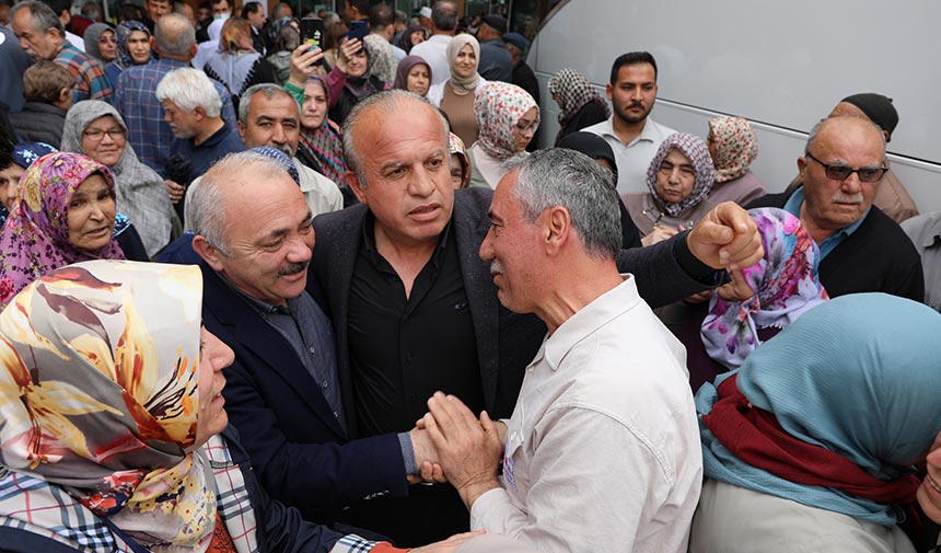 Başkan Esen hac yolcularını uğurladı