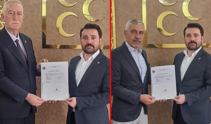 MHP Yapraklı ve Çerkeş İlçe Başkanlıklarında bayrak değişimi