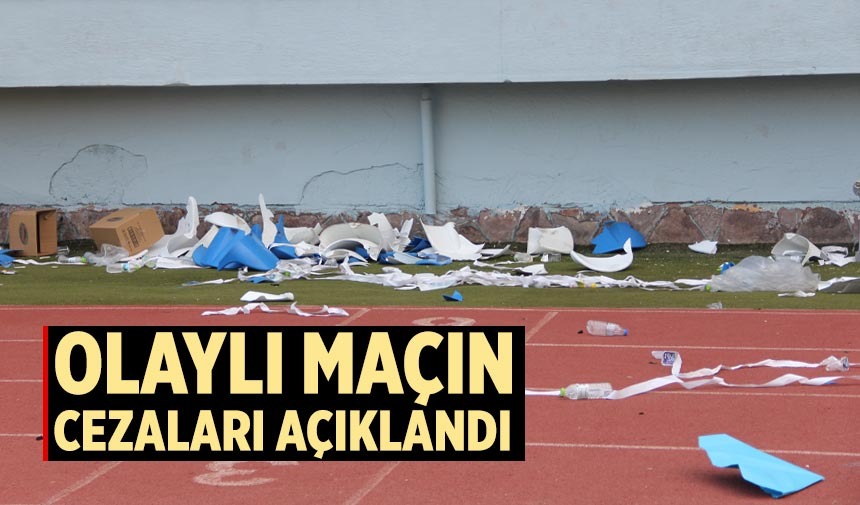Olaylı Çankırı FK-Çubukspor maçının cezaları açıklandı