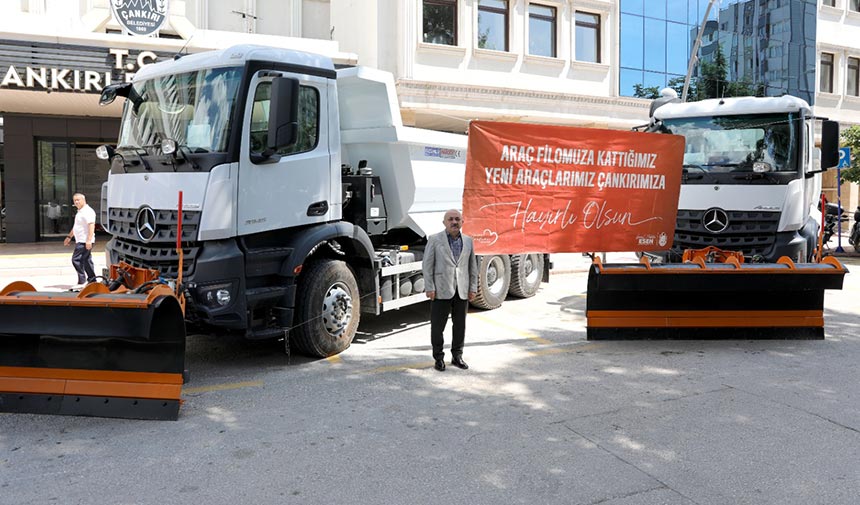 Çankırı Belediyesi'nden filoya takviye: Eski araçlar emekli ediliyor