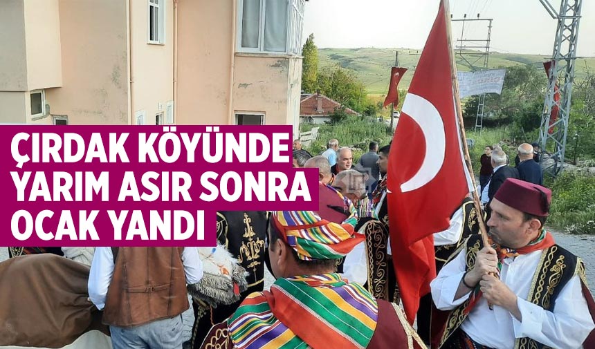 Çırdak Köyü'nde yarım asır sonra yaren ocağı yakıldı