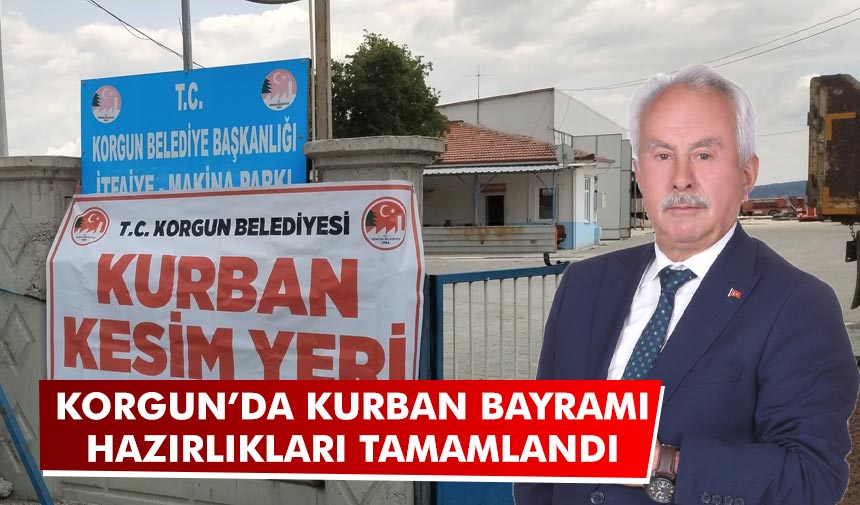 Korgun’da Kurban Bayramı hazırlıkları tamamlandı