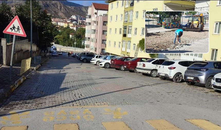 Meteoroloji Sokak’ta altyapı yenileniyor