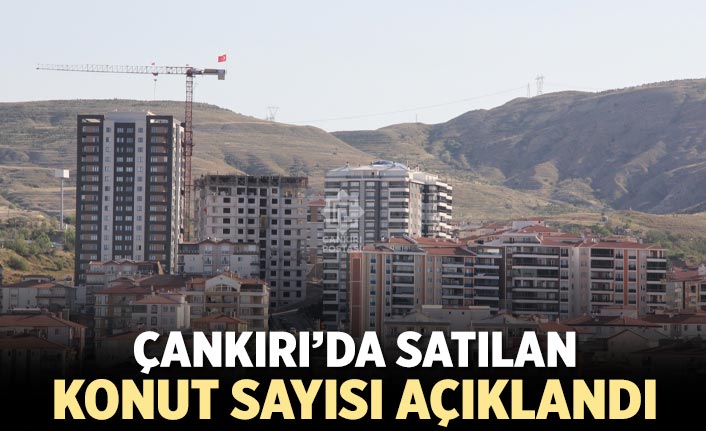 Çankırı’da Haziran ayı konut satış oranları açıklandı