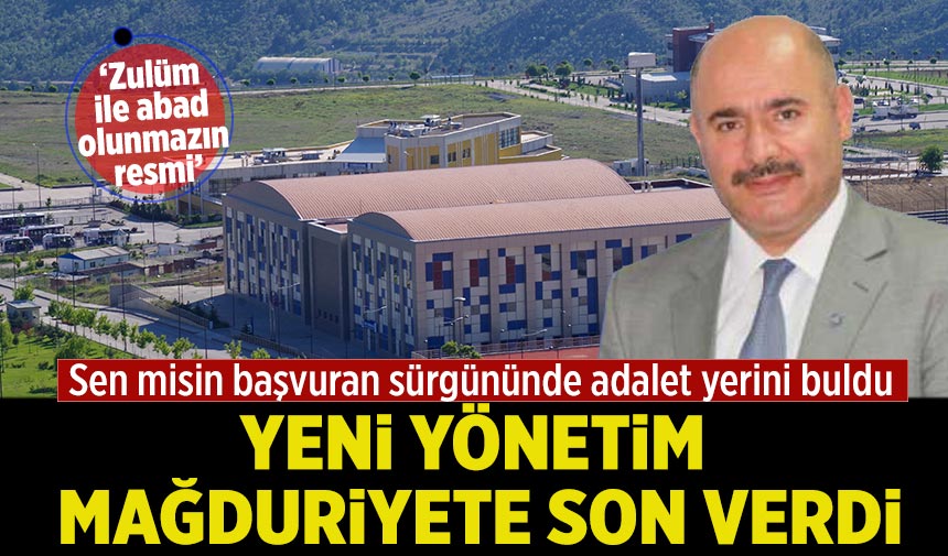 Çankırı Karatekin Üniversitesinde haksız görevlendirme son buldu