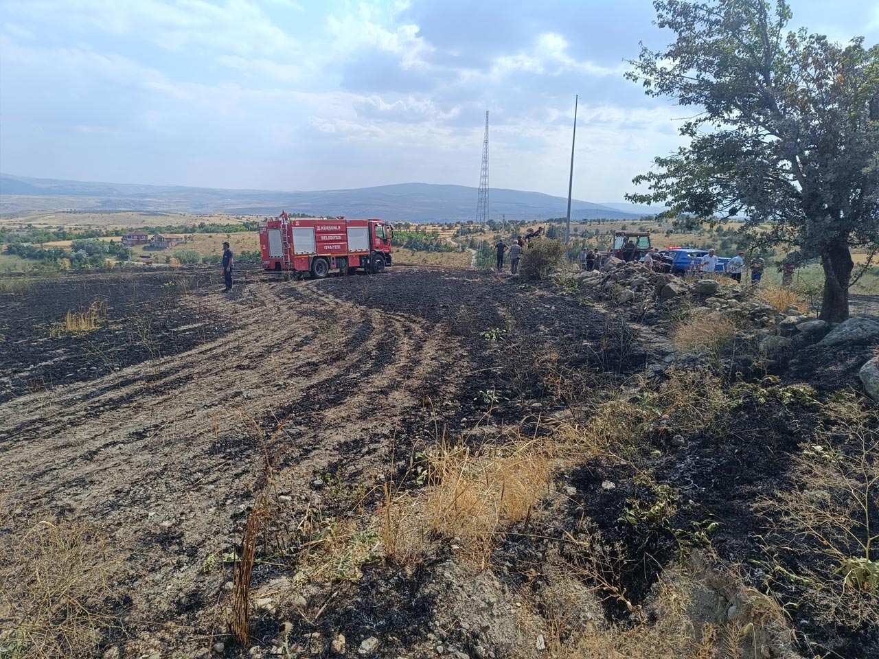 Cankiri Ekili Alan Yangin 1
