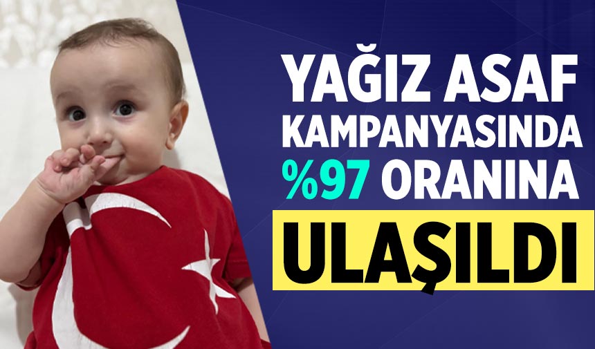 Yağız Asaf iKampanyasında %97’ye ulaşıldı