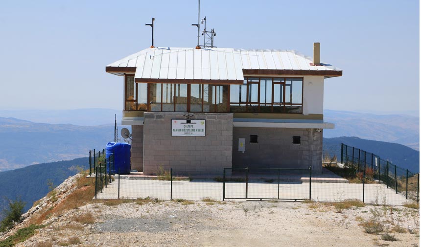Ilgaz’da orman yangınları dijital kuleyle izleniyor