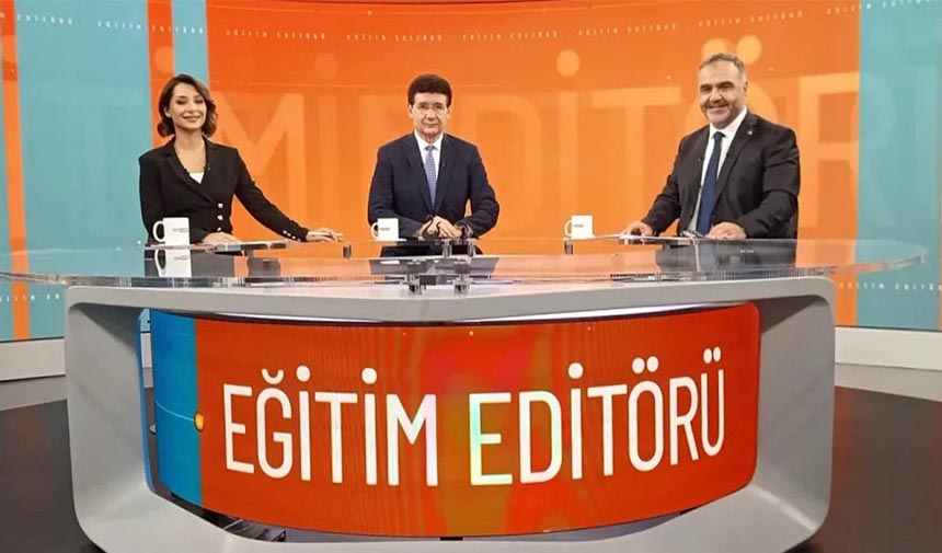 Rektör Karataş, TRT Haber’in “Eğitim Editörü” programına konuk oldu
