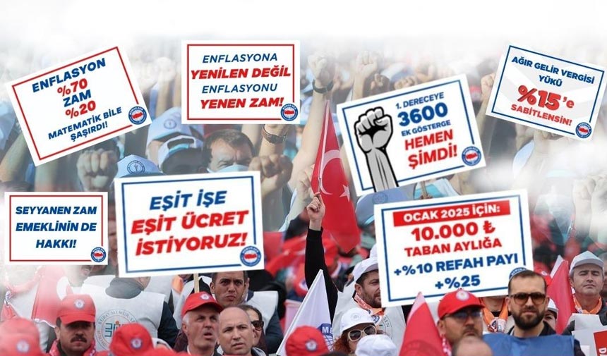Çankırı’da memurlar “Yetersiz Teklife Hayır” diyecek