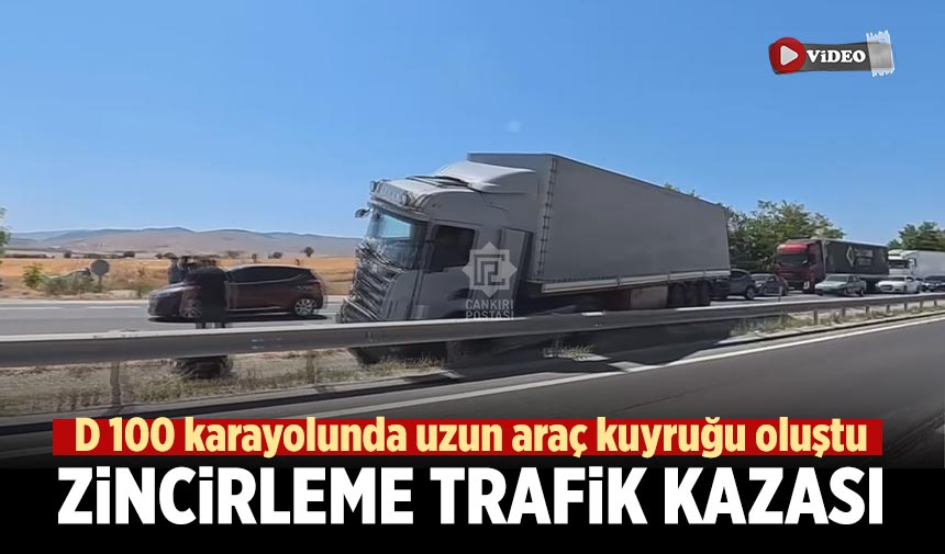 Çankırı’da Zincirleme Trafik Kazası: 1 Yaralı