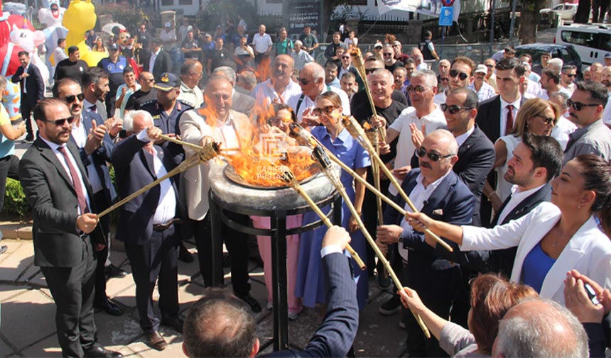 4. Uluslararası Çankırı Tuz Festivali’nin ateşi yakıldı