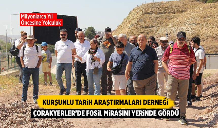 Kurşunlu Tarih Araştırmaları Derneği, Çorakyerler’de Fosil Mirasını Yerinde Gördü