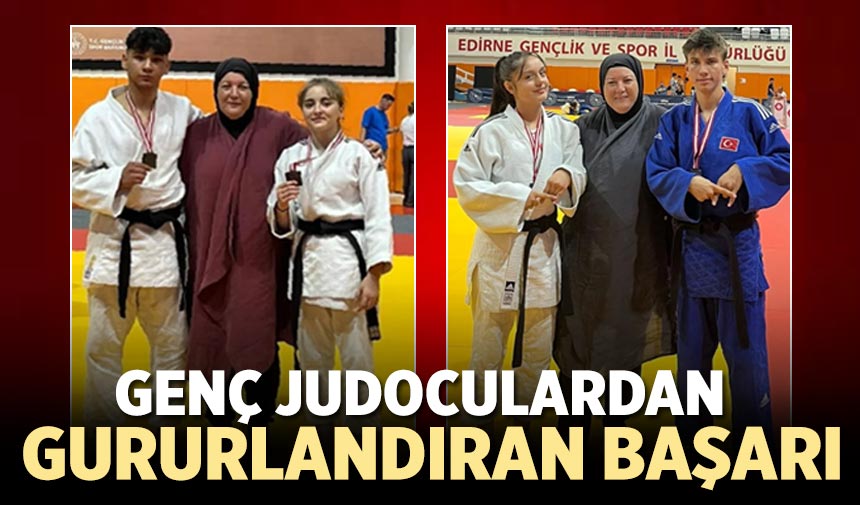 Çankırılı genç judocular Edirne’den madalyalarla döndü