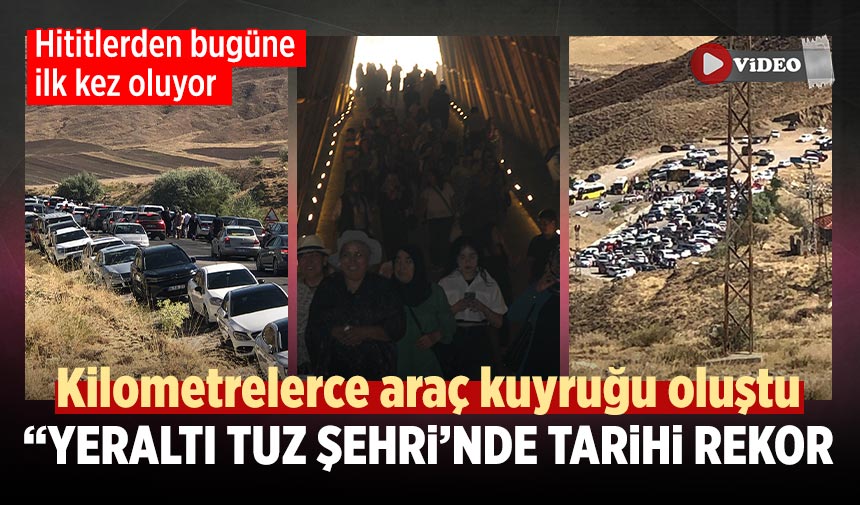 Çankırı “Yeraltı Tuz Şehri’nde Tarihi Rekor