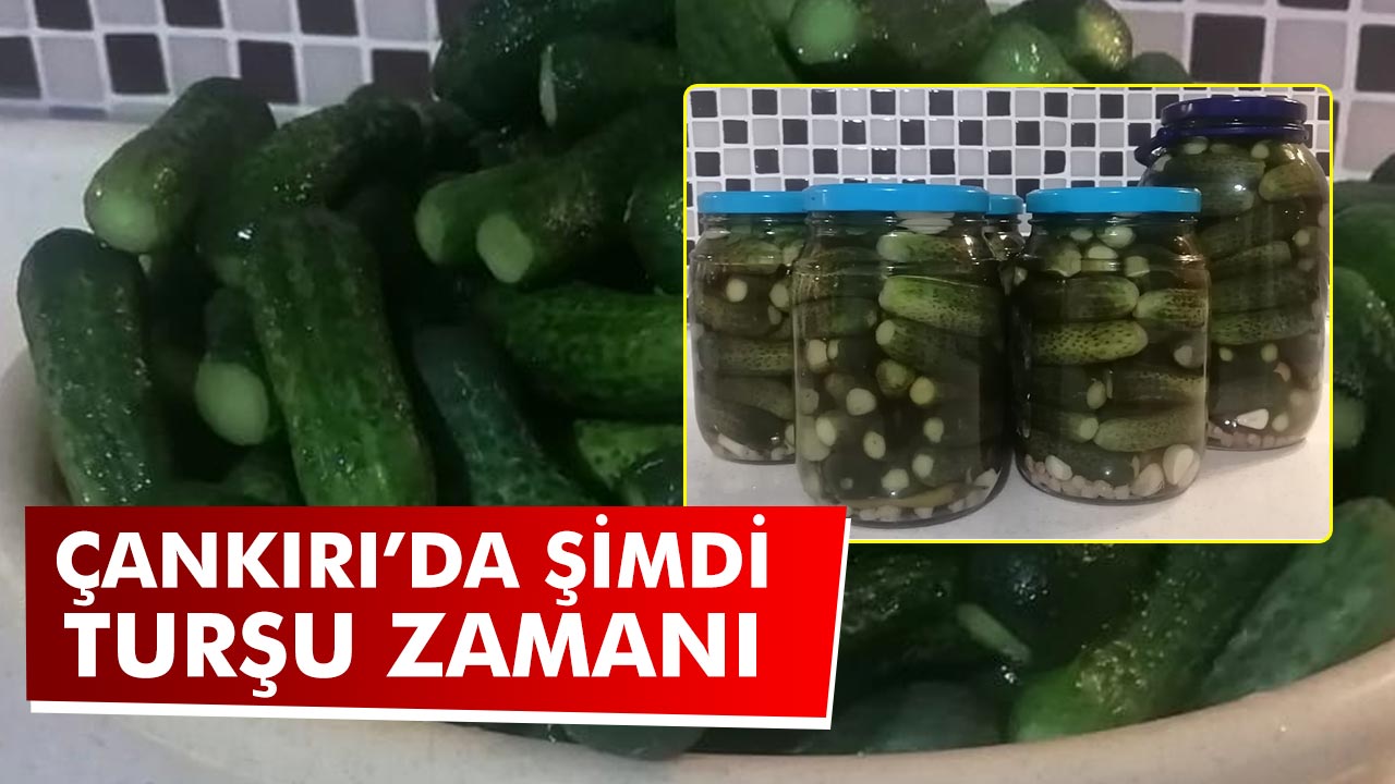 Çankırı’da şimdi turşu zamanı