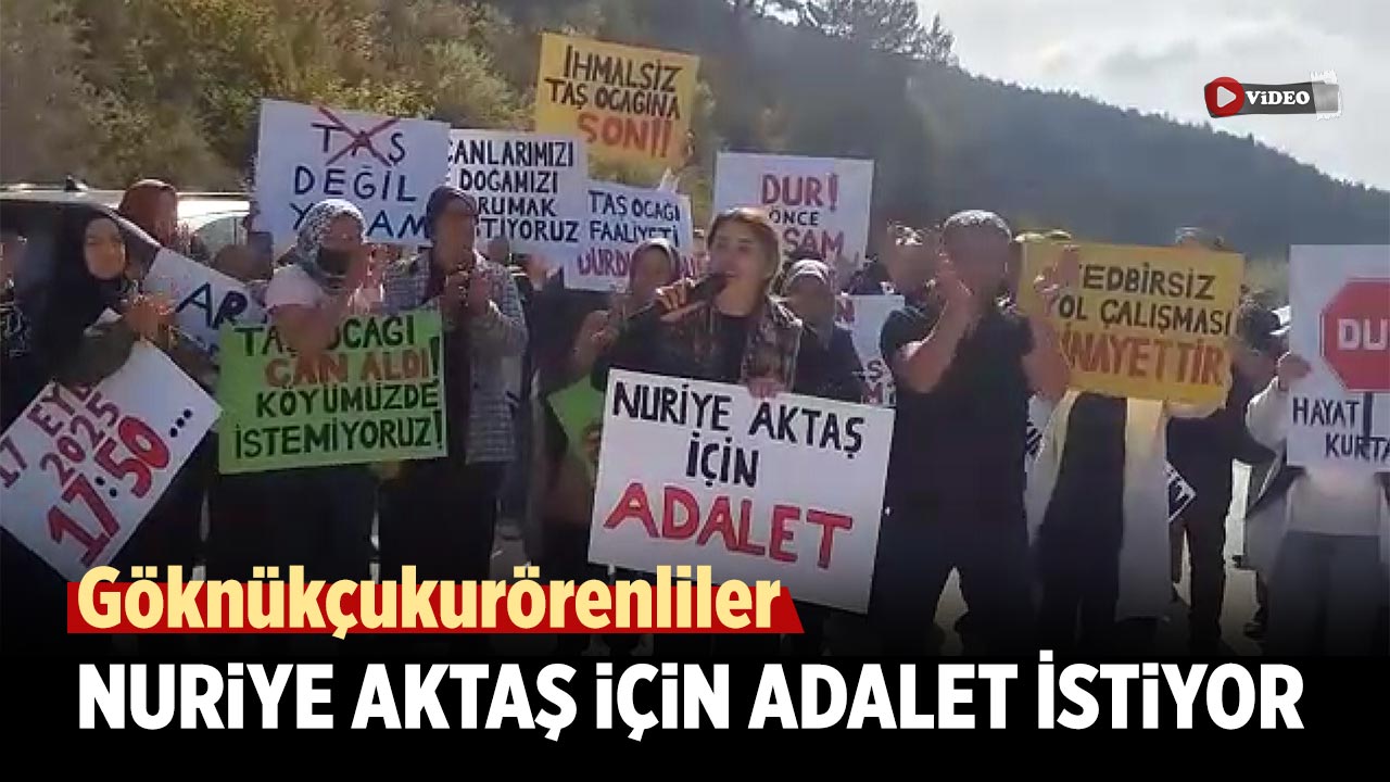 Çerkeşli köylülerden taş ocağı isyanı