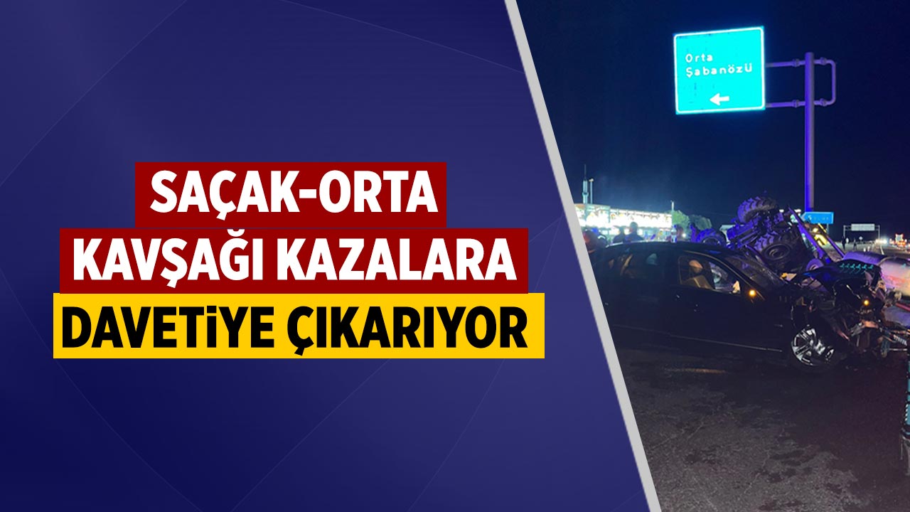 Çankırı'da Saçak-Orta Kavşağı kazalara davetiye çıkarıyor