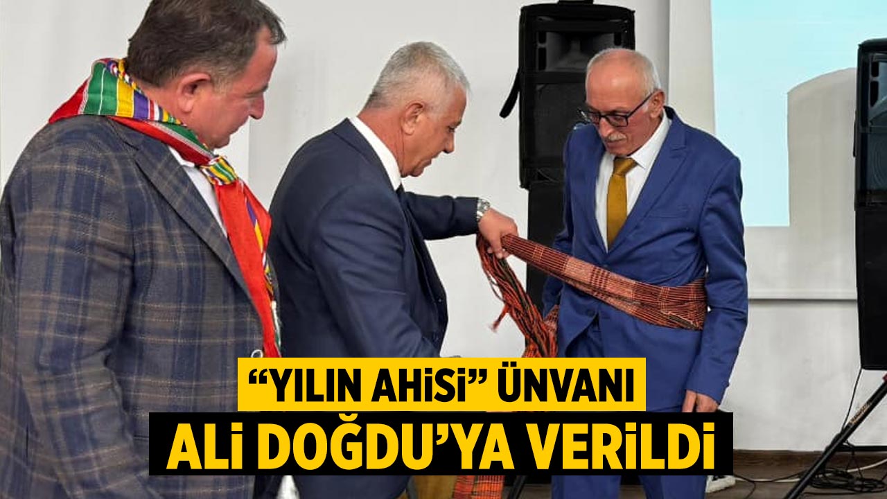 Çankırı’da “Yılın Ahisi” unvanı Ali Doğdu’ya verildi