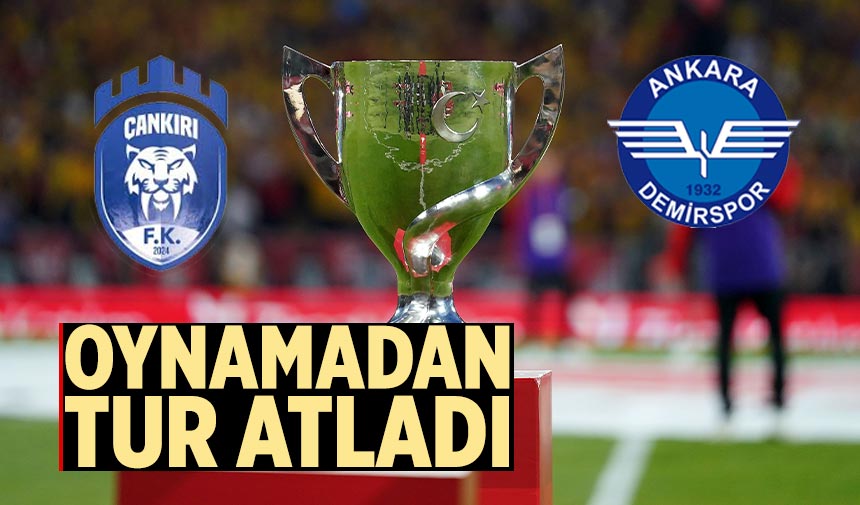 Ziraat Türkiye Kupası’nda Ankara Demirspor oynamadan tur atladı