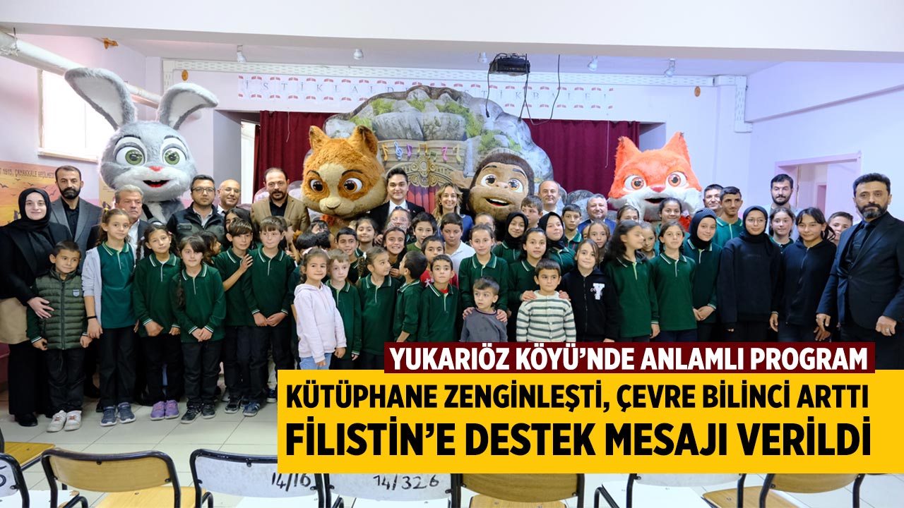 Yapraklı’da kitap ve çevre sevgisi Filistin dayanışmasıyla buluştu